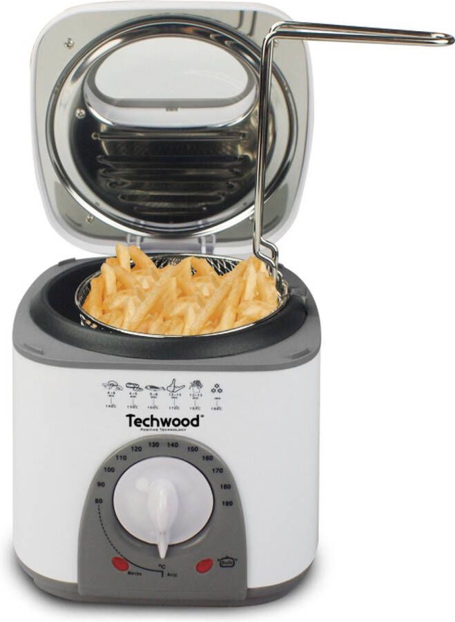 Techwood TFF81 Mini Frituur- en Fonduepan 2-in-1