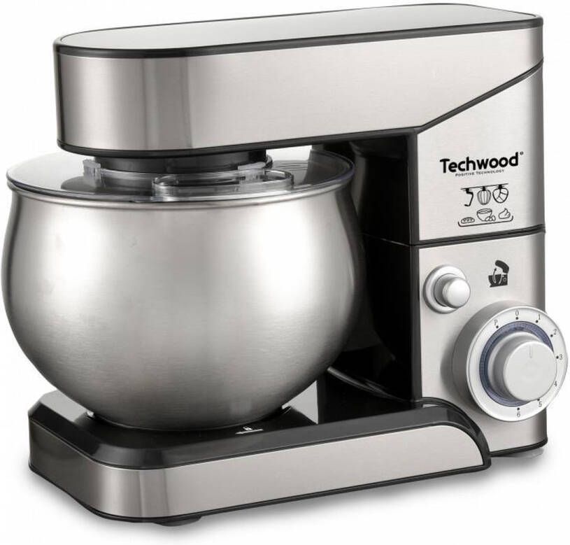 Techwood TRO1050 Keukenmachine Staande Mixer RVS 5 L