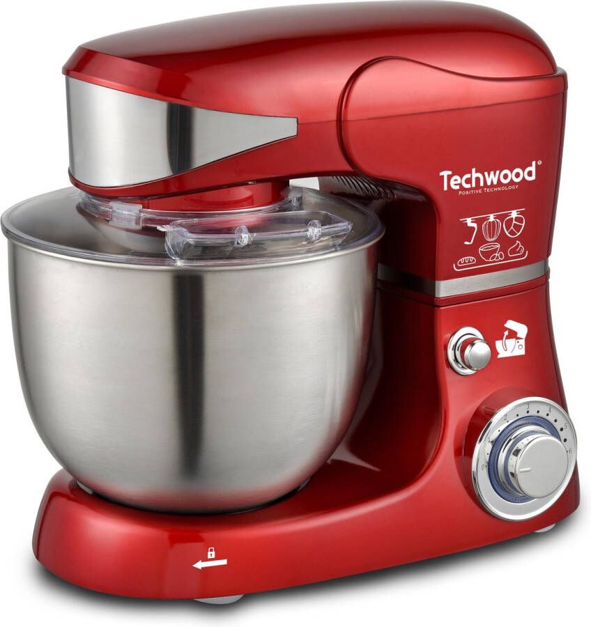 Techwood TRO1055 Keukenmachine Staande Mixer 5 L 1000 Watt