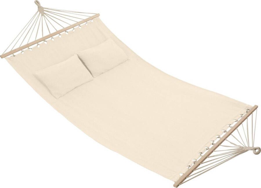 Tectake 2 Persoons Hangmat Eden Beige 403564