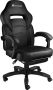 Tectake Bureaustoel Gamingchair Luxe Racingstoel Met Voetensteun Gamestoel Burostoel Zwart Zwart - Thumbnail 2