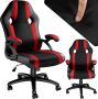 Tectake Bureaustoel Goodman burostoel gamingstoel racestoel zwart rood 403490 - Thumbnail 1