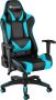 Tectake Bureaustoel Twink zwart azuurblauw 403206 -gamestoel gaming chair - Thumbnail 2