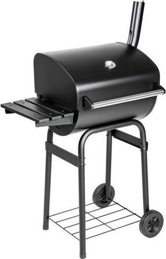 TECTAKE Bbq Barbecue Smoker Met Deksel Zwart