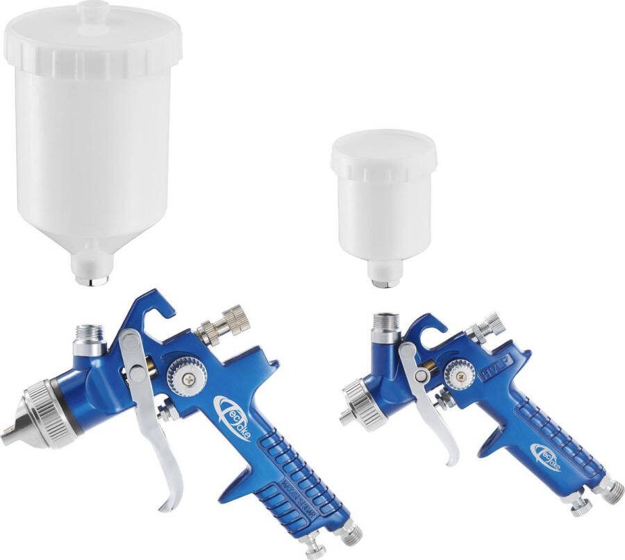 Tectake Hvlp Aflakpistool Spuitpistool Met Set 1 3 0 8 Mm 400137