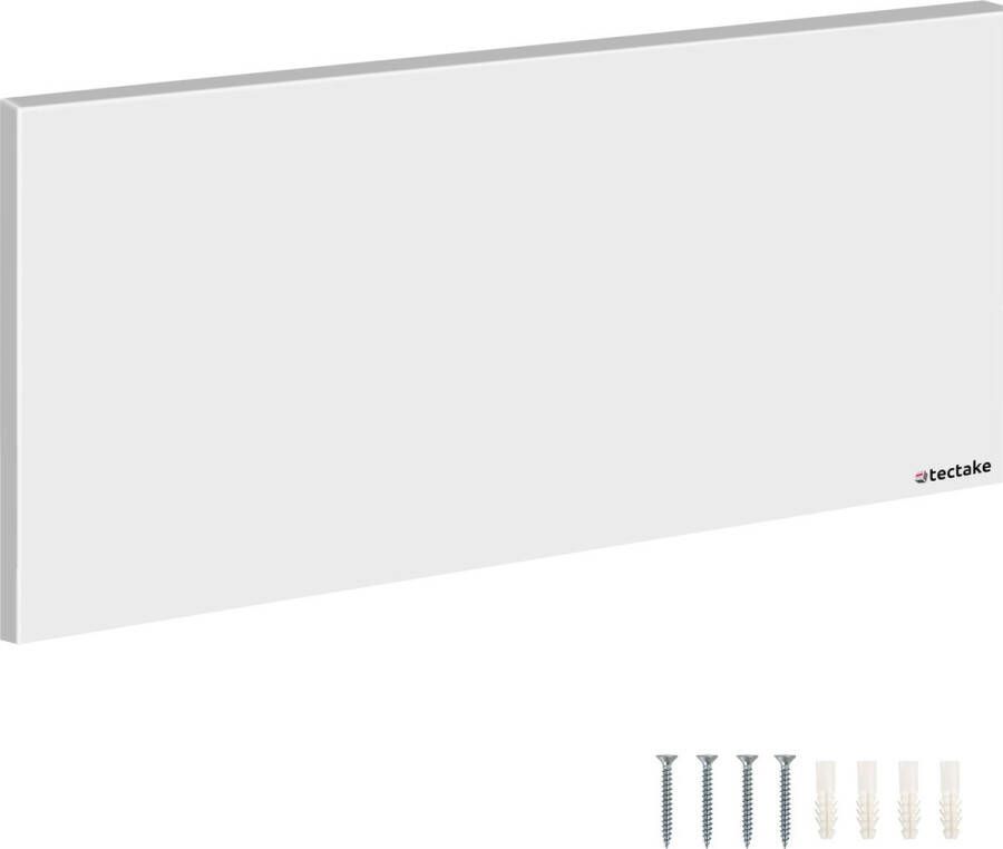 Tectake Infraroodpaneel met thermostaat en omval- en overhittingsbeveiliging Verwarming Verwarmingspaneel Electrische kachel ISP TH 1100 watt 140x2 5x60cm 405014