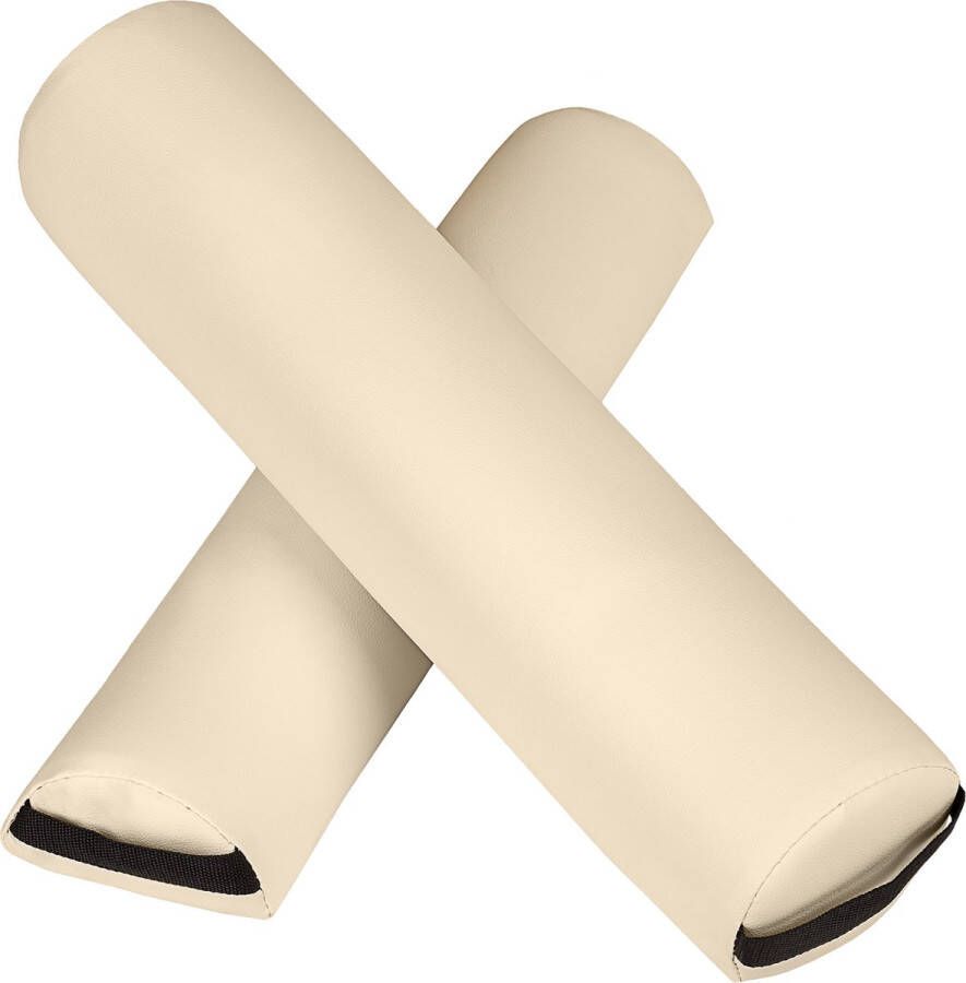 Tectake massagekussens set steunrollen kleur beige – 404369
