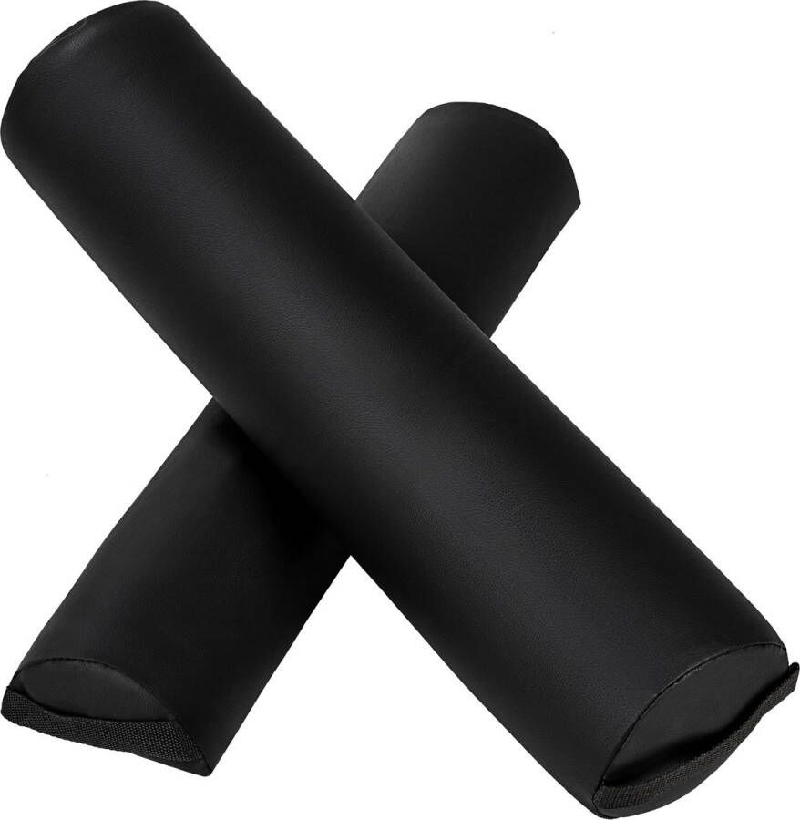 Tectake massagekussens set steunrollen kleur zwart – 404370