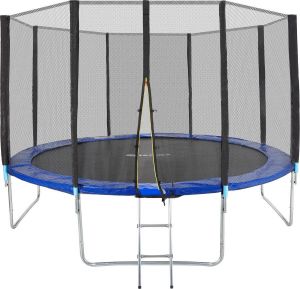 Tectake Trampoline Garfunky Met Veiligheidsnet 366 Cm 403519