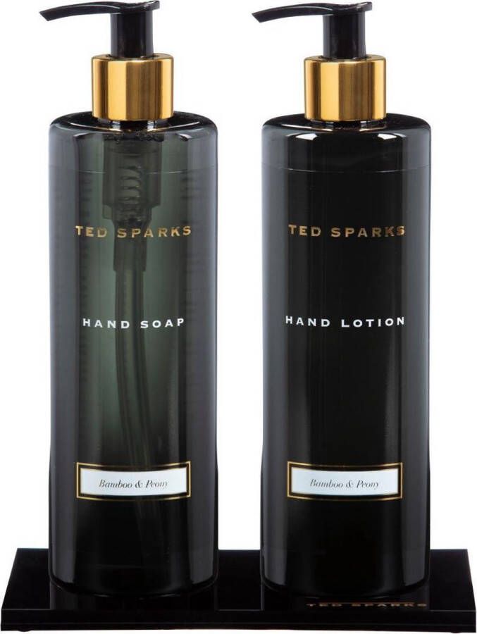 Ted Sparks Handverzorging Geschenkset Handzeep & Handlotion Bamboo & Peony