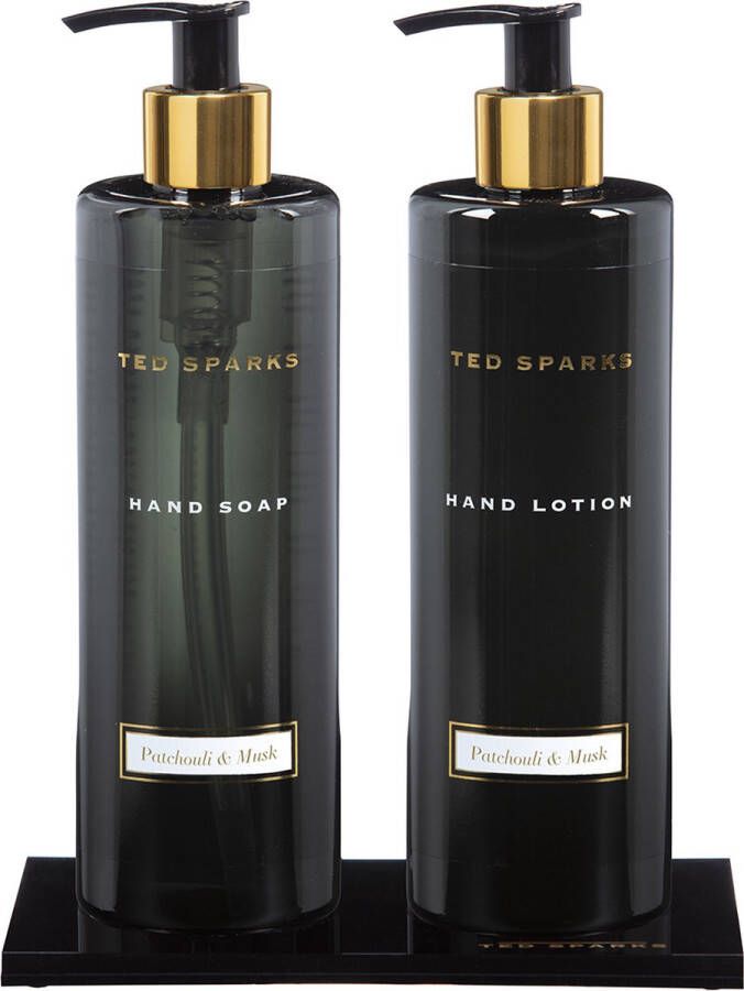 Ted Sparks Handverzorging Geschenkset Handzeep & Handlotion Patchouli & Musk
