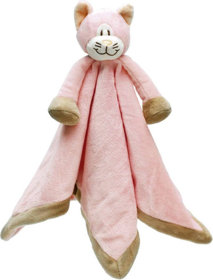 Teddykompaniet Diinglisar Babyboekje knuffeldoekje 35cm Comforter Cat Roze
