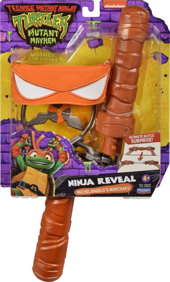 No brand Boti Teenage Mutant Ninja Turtles Michelangelo Nunchaku Speelset