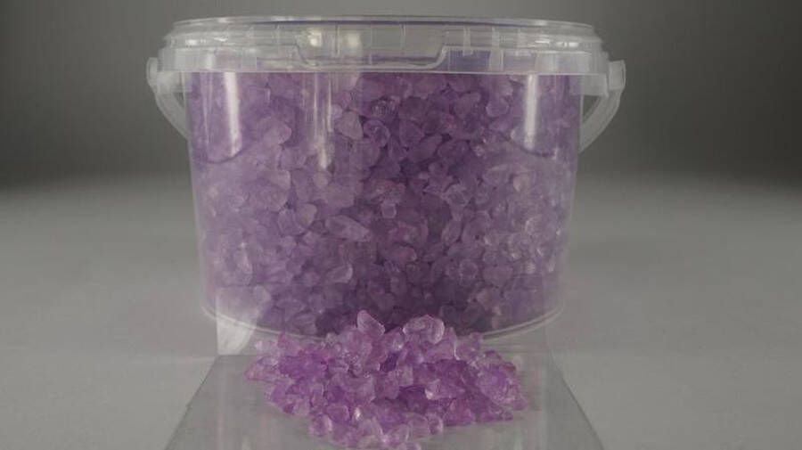 Teeninga Palmen Bloemisterij Vulmateriaal Emmer Glas Lilac 4-10mm 2 5ltr