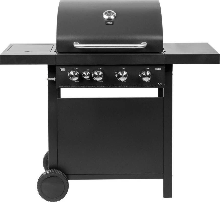 Teesa TSA0082 Gasbarbecue BBQ 5000 met vijf branders en onderstel
