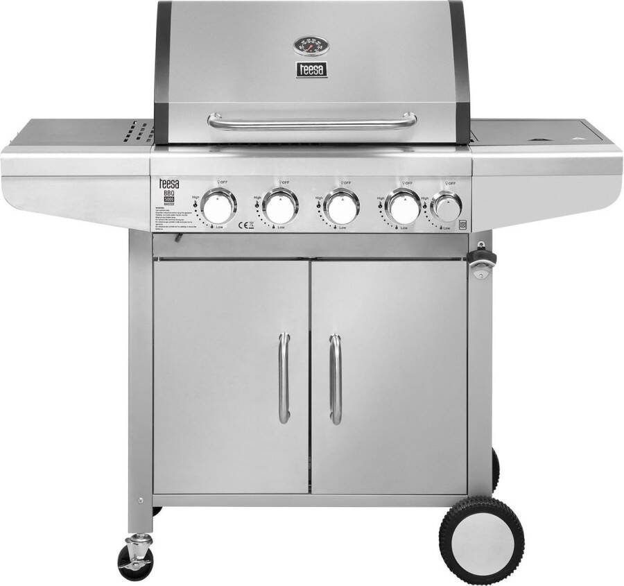 Teesa TSA0096Q Gasbarbecue BBQ 5000 Master Grill met vijf branders