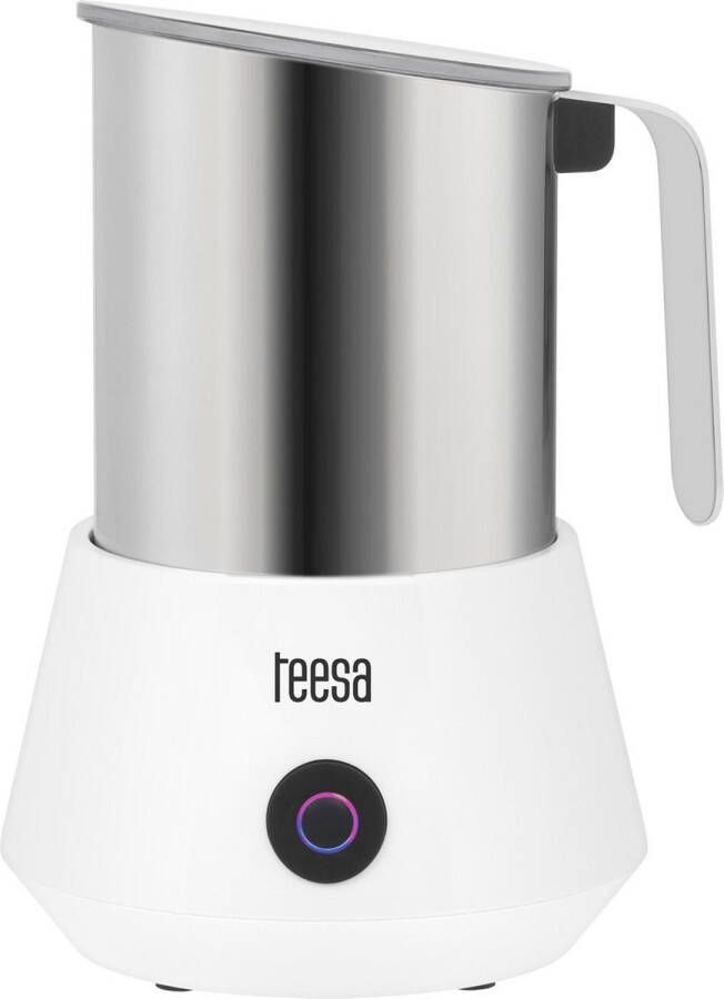 Teesa TSA4007 Elektrische melkopschuimer AROMA F50 420 Watt wit roestvrijstaal