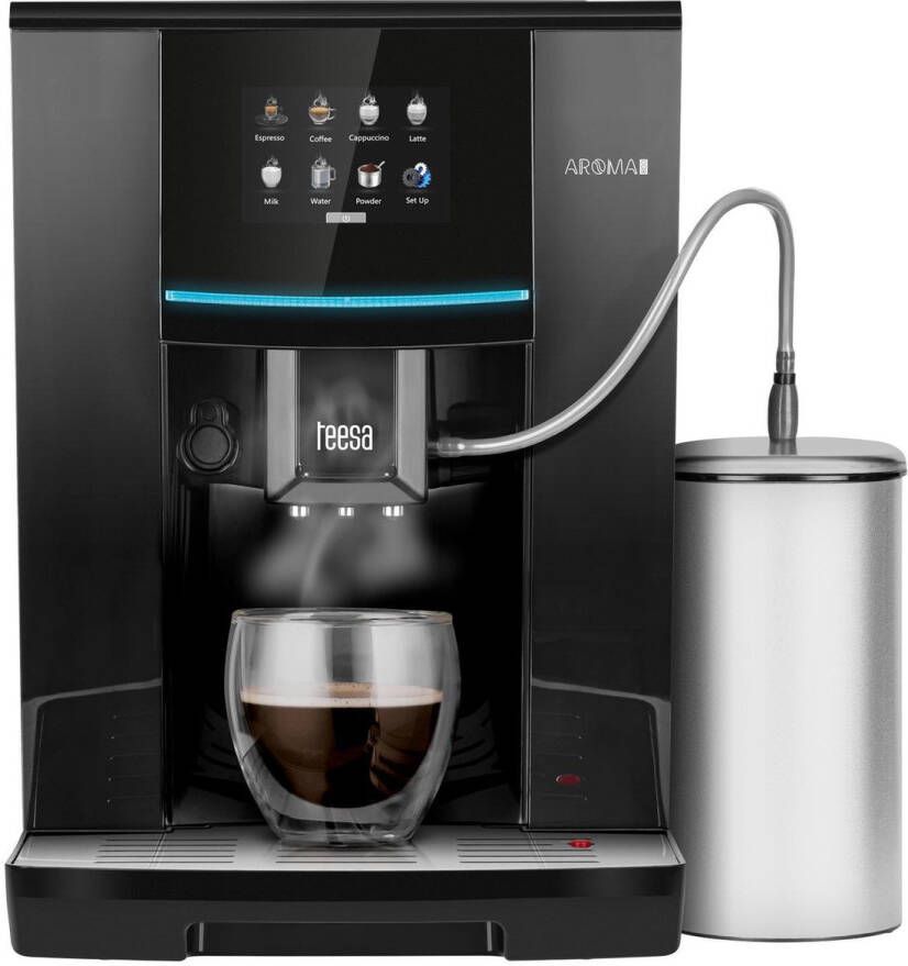 Teesa volautomatische espressomachine AROMA 800 met melkreservoir zwart TSA4008