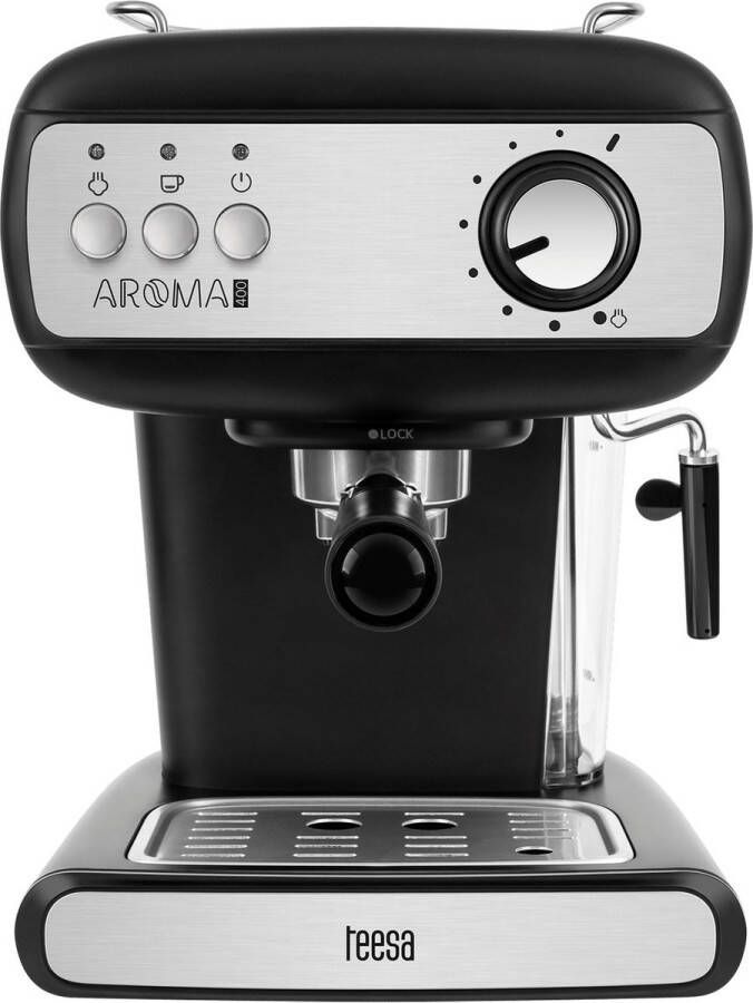 Teesa Espressomachine AROMA 400 met melkopschuimer 850W TSA4009