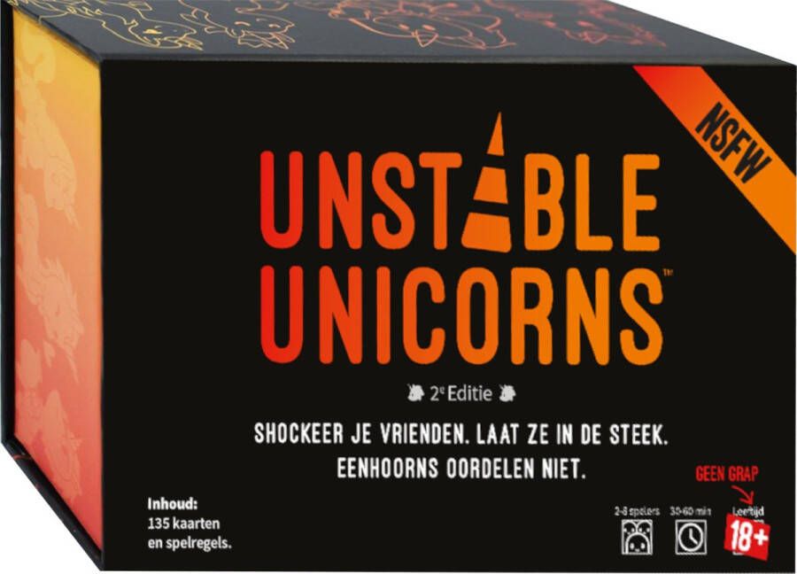 TeeTurtle Unstable Unicorns NSFW Kaartspel Nederlandstalig