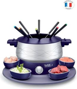 Tefal EF351412 vindt eenvoudig elektrische fonduemaker uit Blauw