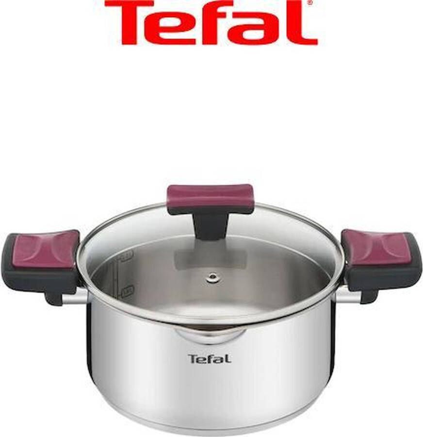 Tefal Cook & Clip Kookpan Met Klikdeksel 24 cm