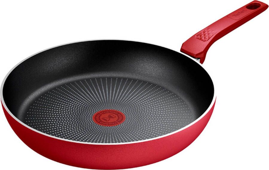 Tefal Daily Chef Expert C2890602 Koekenpan Rood Ø 28 cm GEEN Inductie