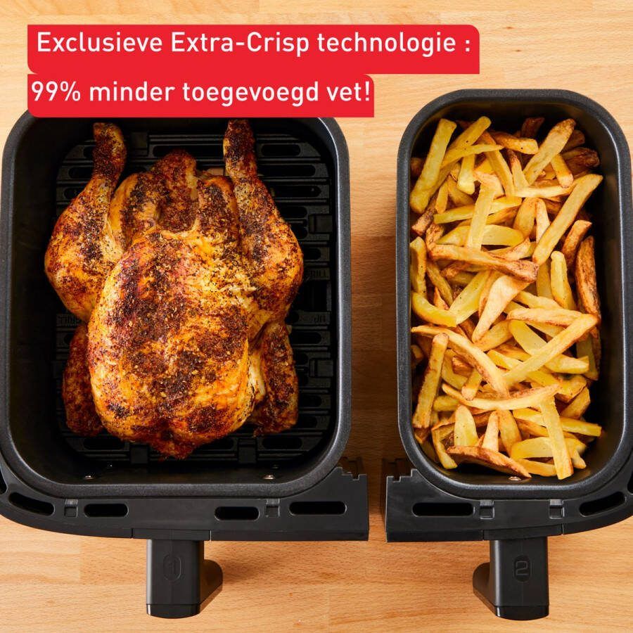 Tefal Dual Easy Fry & Grill EY9018 Heteluchtfriteuse 2700W 8 3L