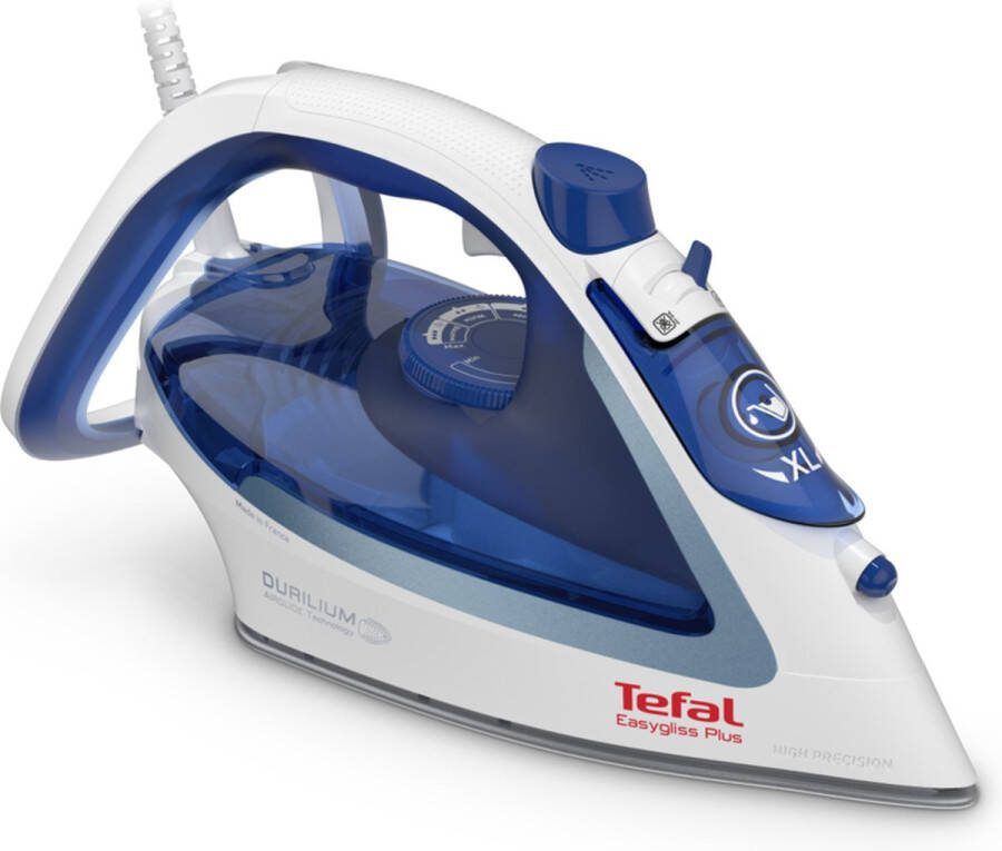 Tefal Easygliss Plus FV5736 Stoomstrijkijzer 2500W Blauw Wit