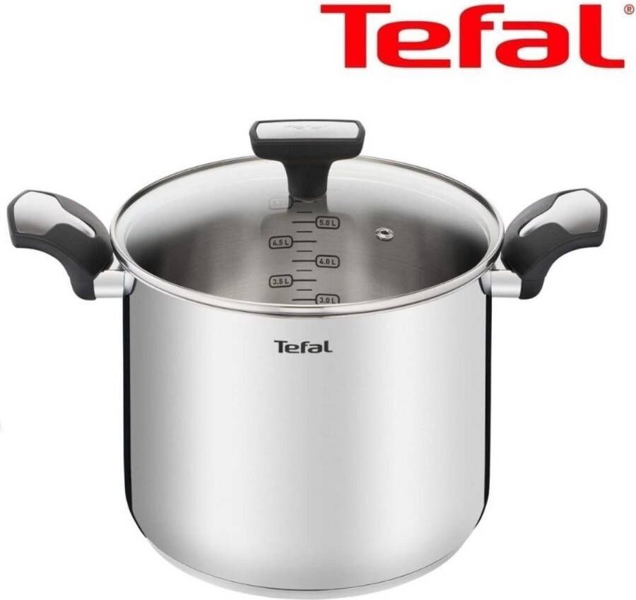Tefal Emotion hoge kookpan 22 cm doorsnee E3016104 6 1 ltr voor pasta of soep
