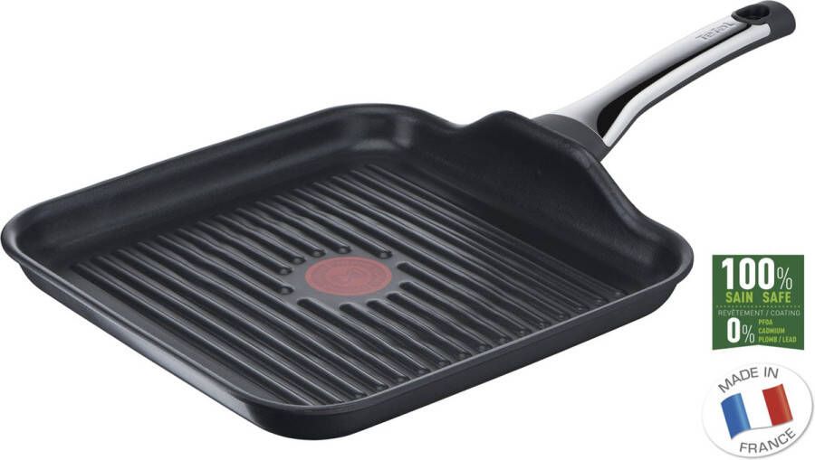 1902 Grillpan Tefal EXCELLENCE (Ø26 cm) Voor alle Warmtebronnen Inclusief Inductie