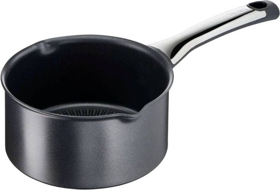 Tefal Excellence Steelpan Inductie 16cm Aluminium Schenktuiten Zwart