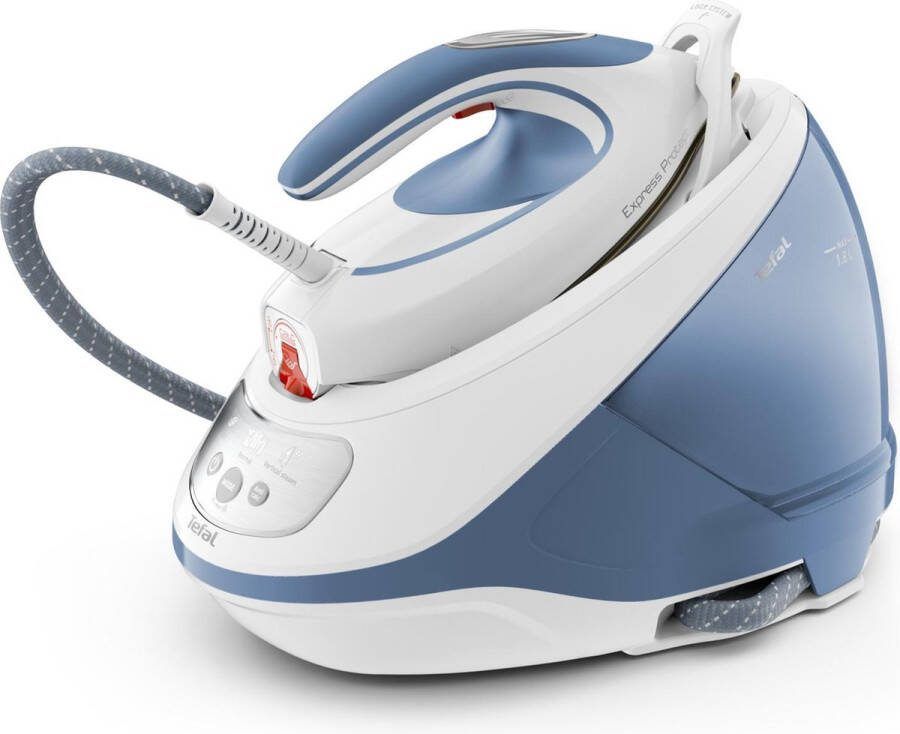 Tefal Stoomstrijksysteem SV9202 Express Protect Pompdruk: 7 5 bar stoomstoot: 520 g min. Stoomopbrengst: 130 g min. Anti-kalk-collector Durillium AirGlide Autoclean-strijkzool