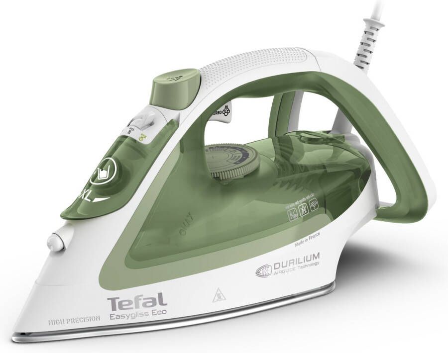 Tefal stoomstrijkijzer Easygliss Eco FV5781 ecodesign en ecostand