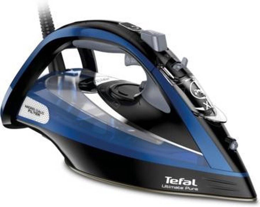 Tefal FV9848E0 strijkijzer Droog- & stoomstrijkijzer 3200 W Zwart Blauw Metallic