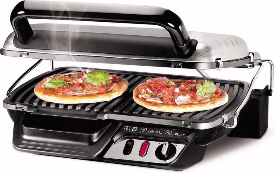 Tefal GC3060 Contactgrill Groot grilloppervlak Anti-aanbaklaag 2000W RVS