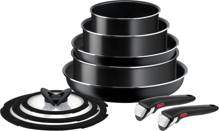 Tefal Ingenio Easy Cook & Clean Pannenset 10-delig Niet geschikt voor inductie