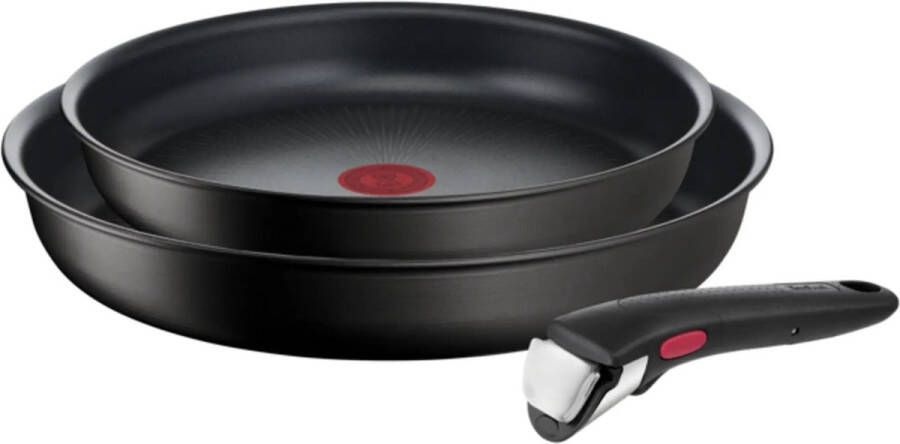 Tefal Ingenio Eco Resist 3-delig (koekenpan 22 26 cm + handgreep) inductie