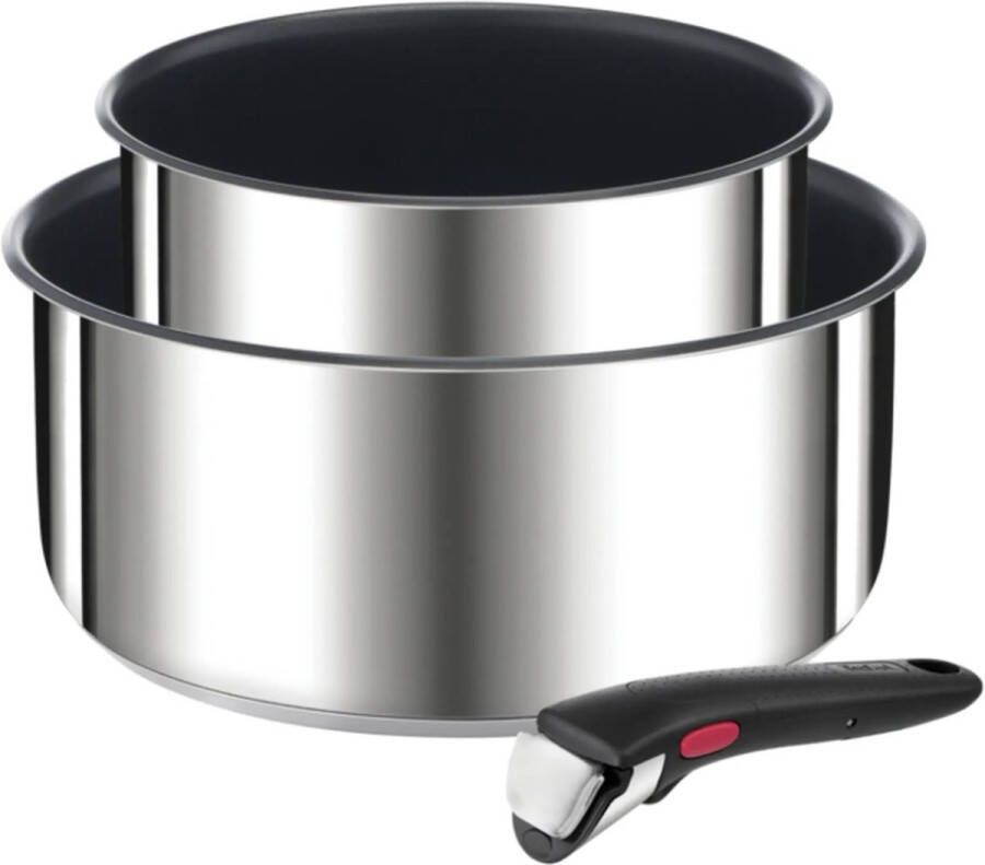 Tefal Ingenio Preference 3-delige pannenset (kookpan 16 20 cm + handgreep) inductie L9739202