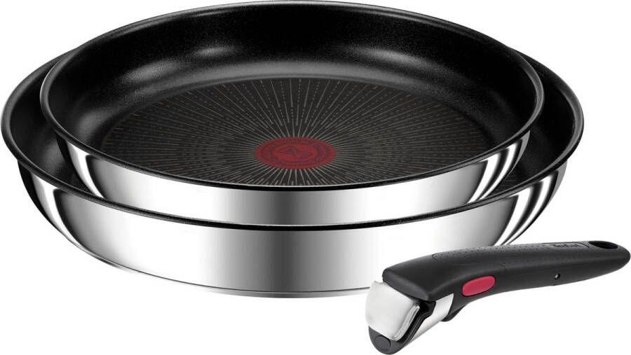 Tefal Ingenio Preference Pannenset Koekenpannen Ø24 + Ø28 cm + handgreep