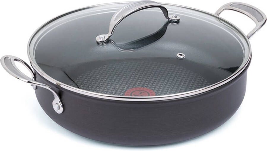 Tefal Jamie Oliver hapjespan 28cm + Deksel Inductie
