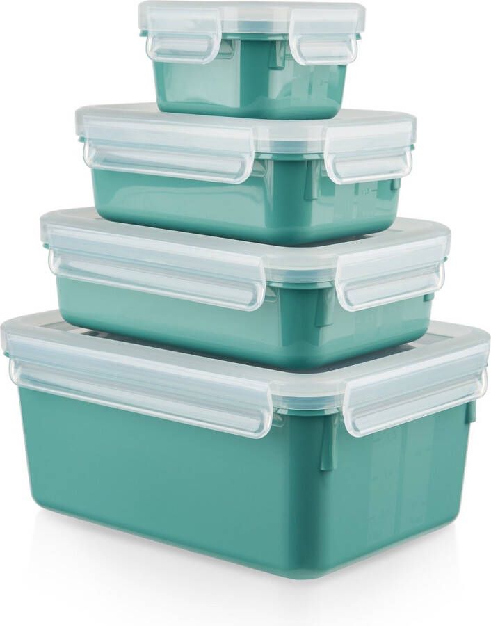 Tefal MasterSeal Colour Vershoudbakjes 4-delige set Groen