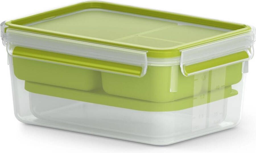 Tefal Masterseal To Go Lunchbox XL 2 2L met inlays