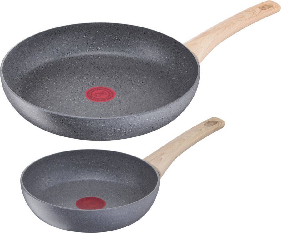 Tefal Natural Force Pannenset Koekenpannen Ø20cm + Ø28 cm