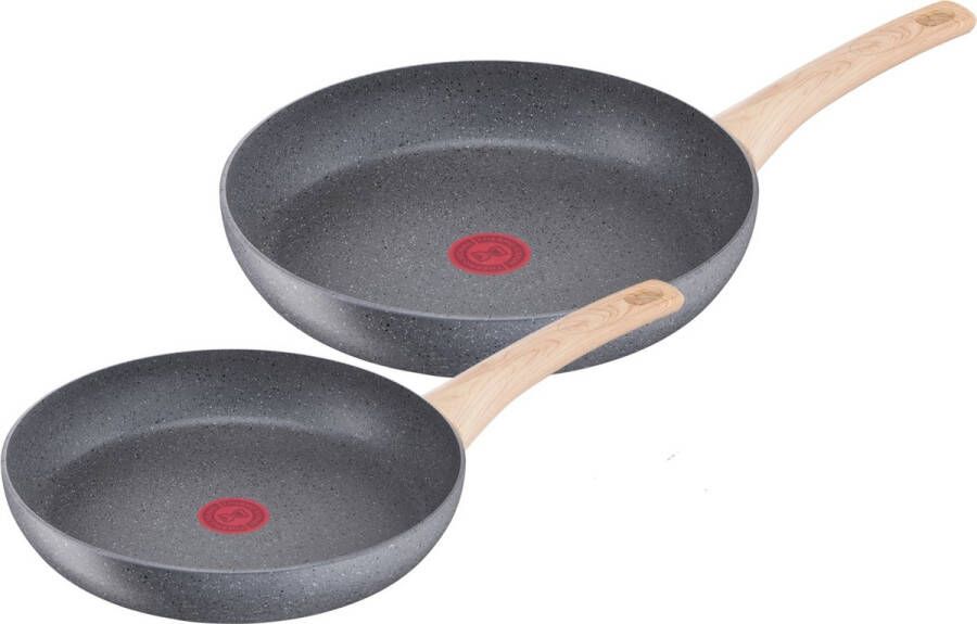 Tefal Natural Force Pannenset Koekenpannen Ø24 & Ø28 cm