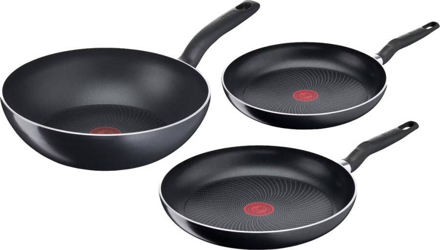 Tefal Only Cook Koekenpannenset 3-delig Niet geschikt voor inductie