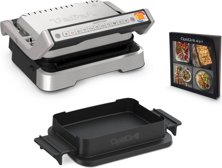 Tefal OptiGrill 4in1 GC774D Contactgrill Intelligent Grill