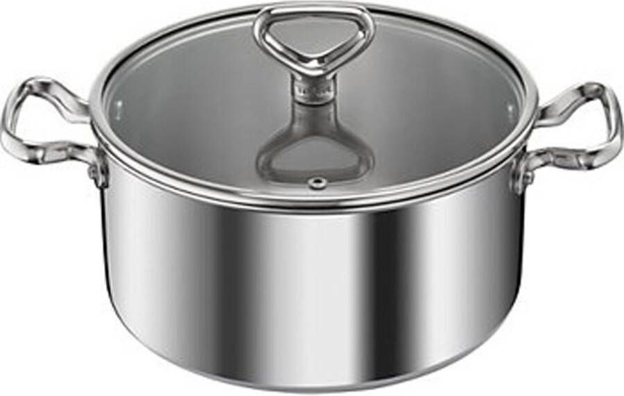 Tefal Reserve Collection Hoogwaardig Aluminium Kookpan Met Deksel 24 cm