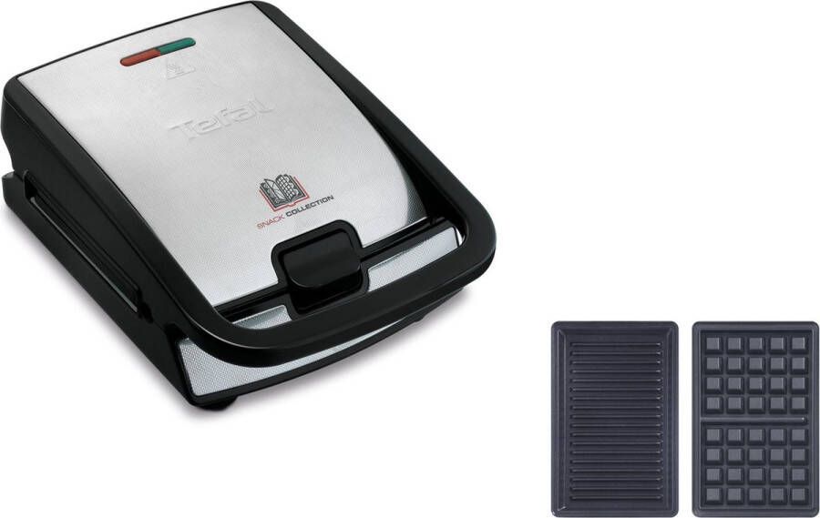 Tefal SW857D Sandwichmaker Snack Collection 700W