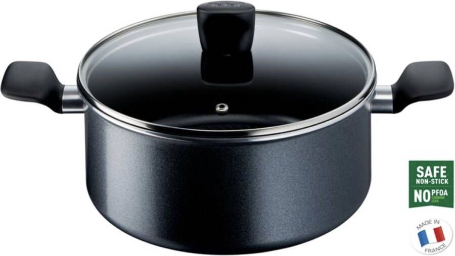 Tefal Start Easy Kookpot 24 cm 5.2 l. Met Glazen Deksel Inductie
